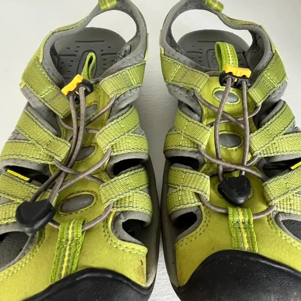 Keen Newport H2 Water Sandals Men's Size 6 Green Waterproof Bungee Lace Casual